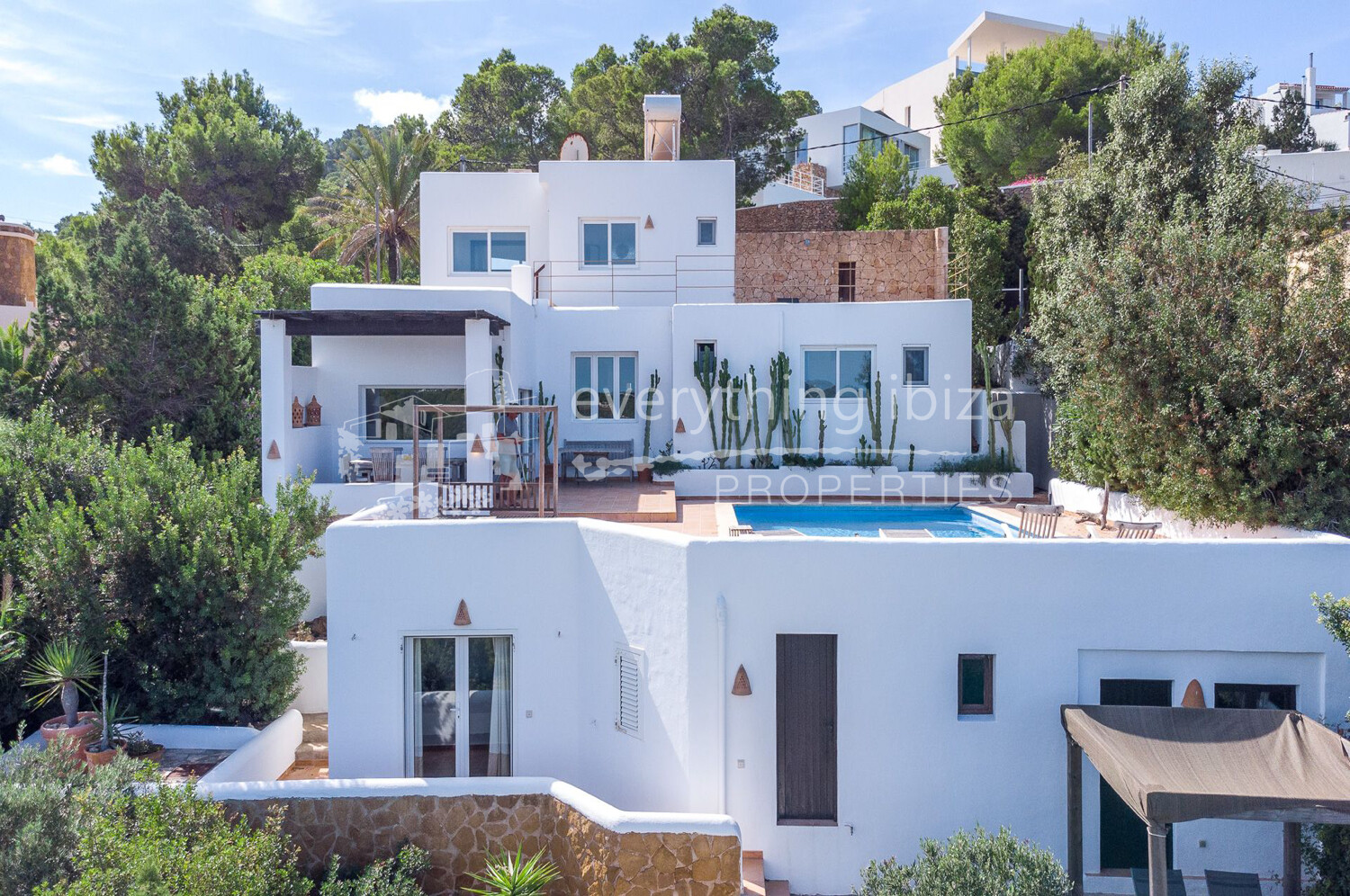 Charming Elegant Villa with Super Sea & Coastline Views in Peaceful Cala Moli, ref. 1704, for sale in Ibiza by everything ibiza Properties