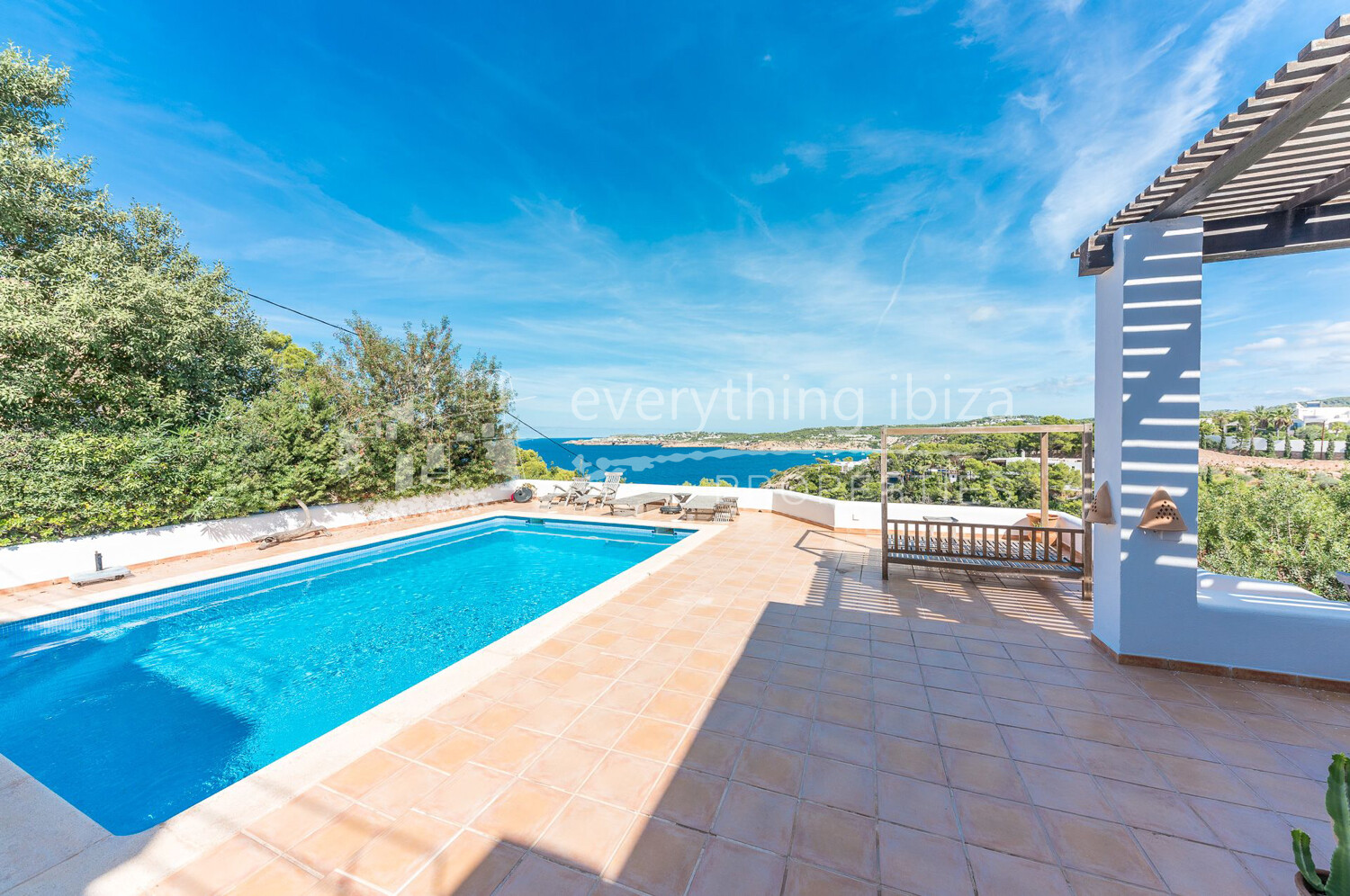 Charming Elegant Villa with Super Sea & Coastline Views in Peaceful Cala Moli, ref. 1704, for sale in Ibiza by everything ibiza Properties
