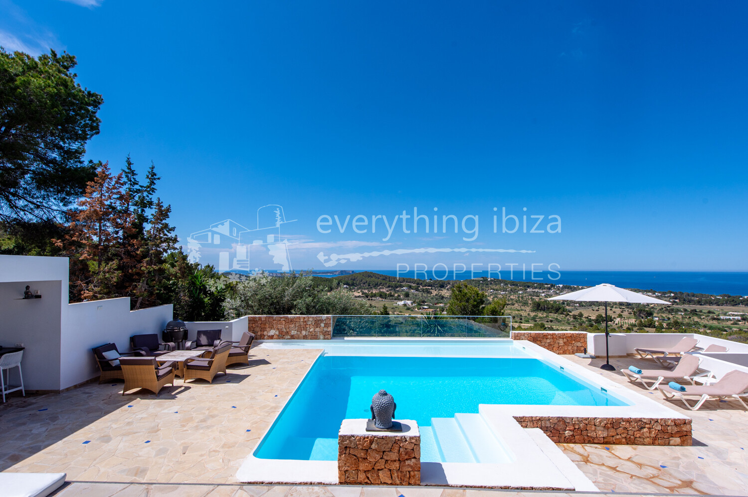 Luxury Elegant Modern Villa with Stunning Views and Close to Beaches, ref. 1708, for sale in Ibiza by everything ibiza Properties