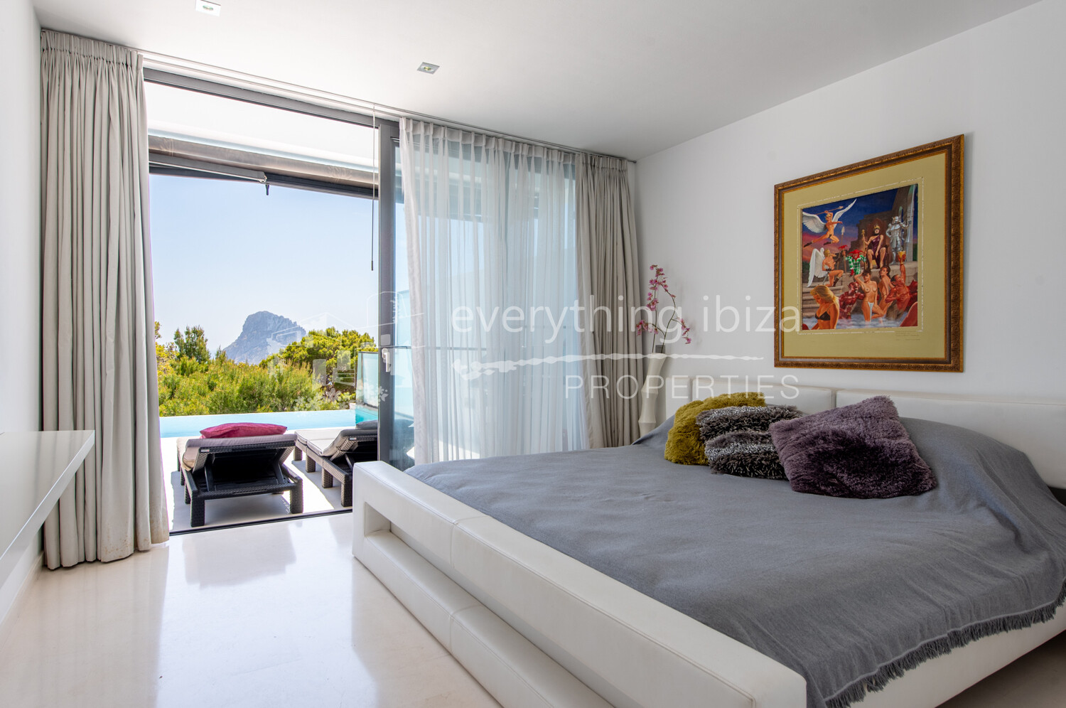 Beautiful Modern House with Stunning Sea, Sunset & Es Vedra Views, ref. 1711, for sale in Ibiza with everything ibiza Properties