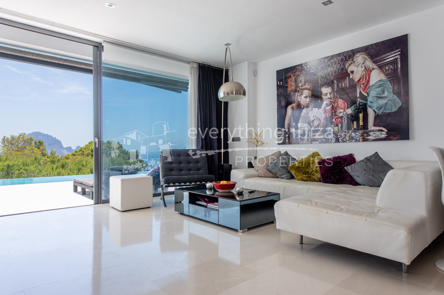 Beautiful Modern House with Stunning Sea, Sunset & Es Vedra Views, ref. 1711, for sale in Ibiza with everything ibiza Properties