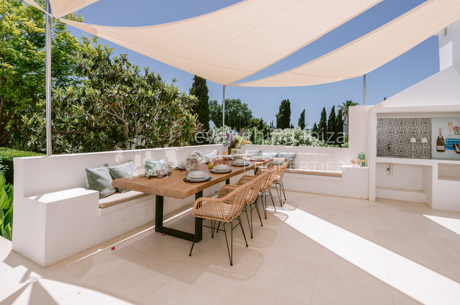 Stylish Modern Minimalistic Villa Close to Popular Jesus Village, ref. 1714, for sale in Ibiza by everything ibiza Properties
