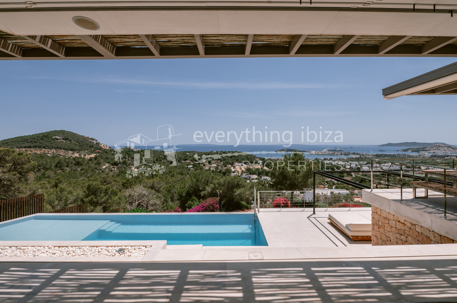 Stunning Contemporary 6 Bedroom Villa with Amazing Panoramic Views, ref. 1718, for sale in Ibiza by everything ibiza Properties