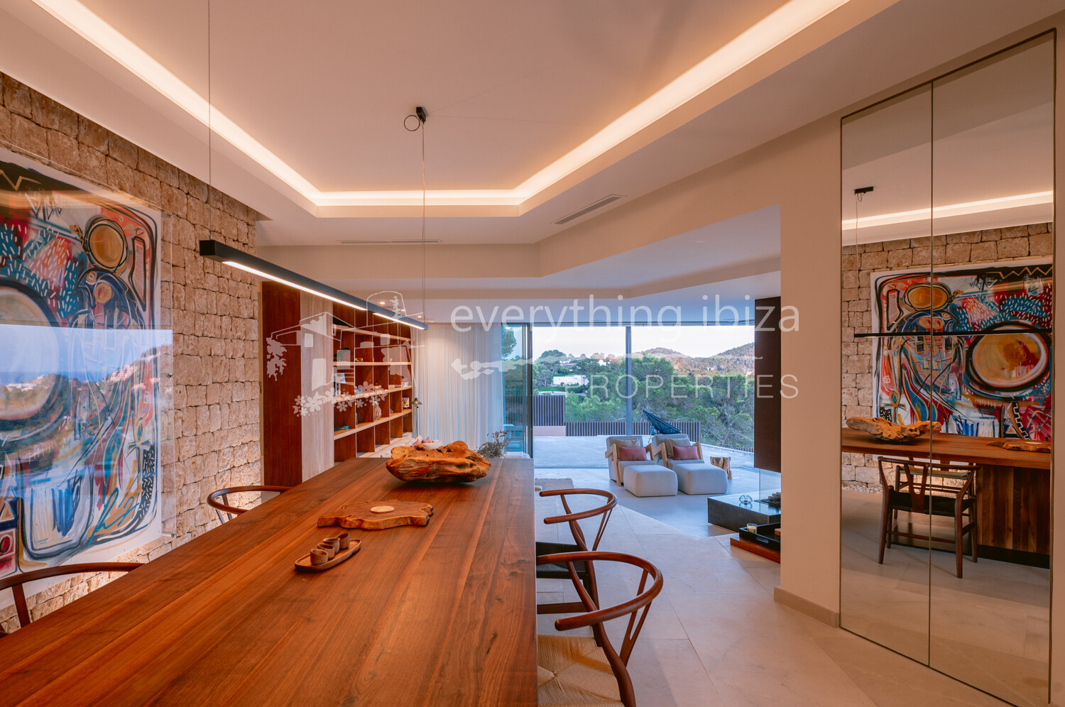 Stunning Contemporary 6 Bedroom Villa with Amazing Panoramic Views, ref. 1718, for sale in Ibiza by everything ibiza Properties