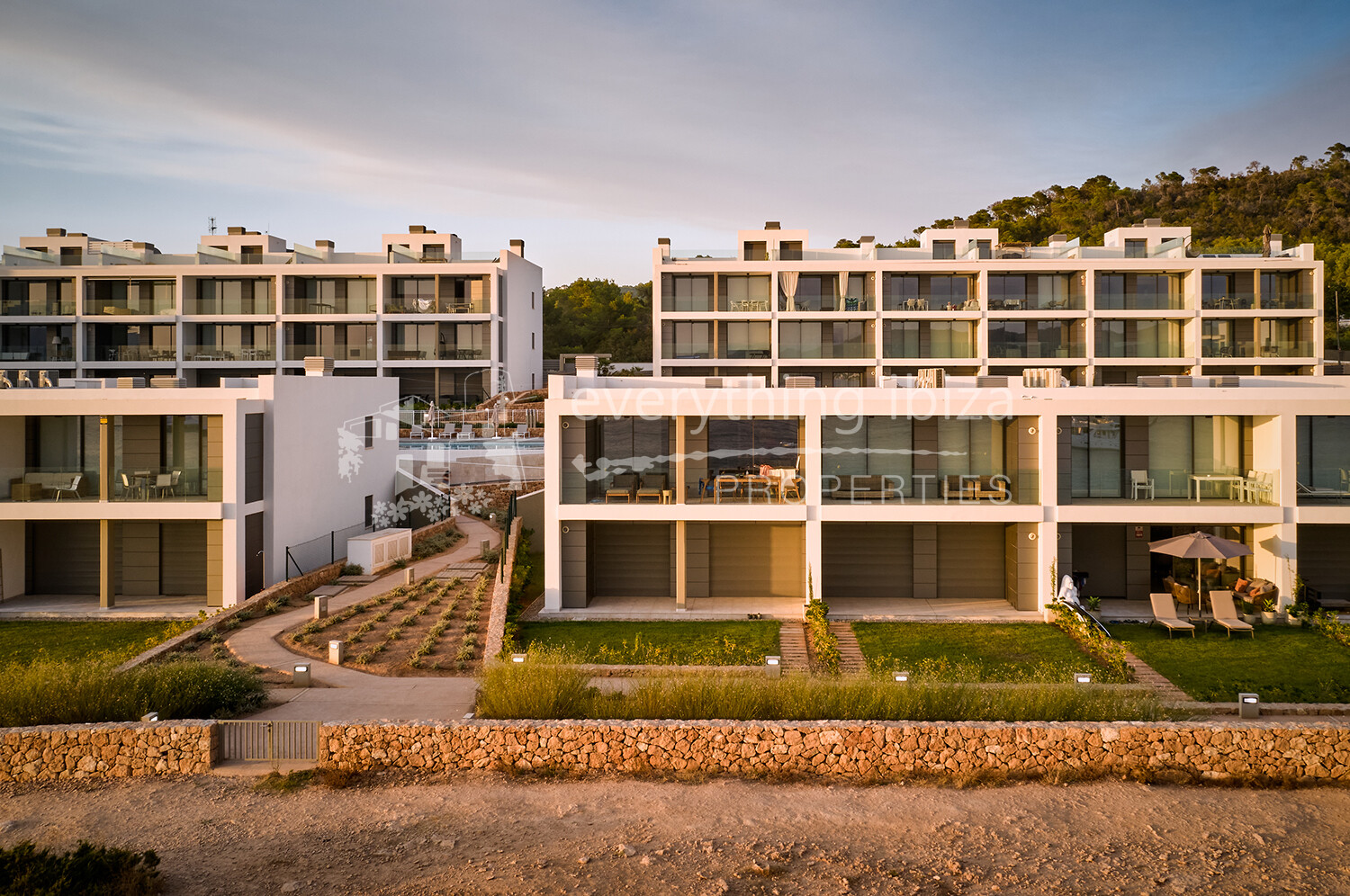 Beautiful Contemporary 2 Bed Apartment with Garden & Impressive Views, ref. 1727, for sale in Ibiza by everything ibiza Properties