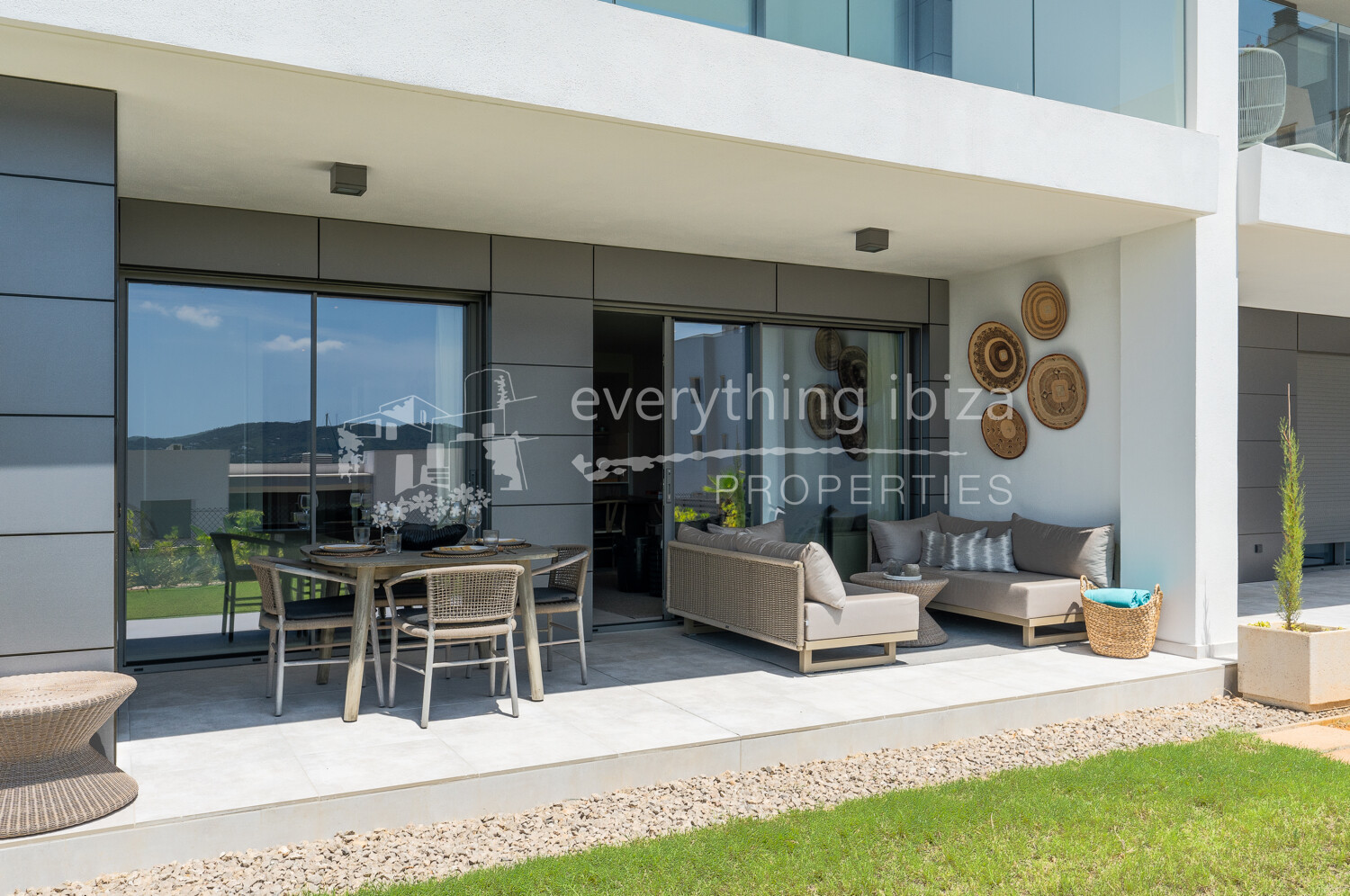 Beautiful Contemporary 2 Bed Apartment with Garden & Impressive Views, ref. 1727, for sale in Ibiza by everything ibiza Properties