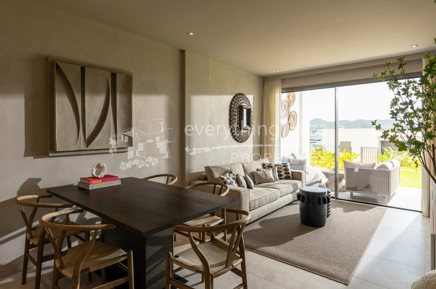 Beautiful Contemporary 2 Bed Apartment with Garden & Impressive Views, ref. 1727, for sale in Ibiza by everything ibiza Properties