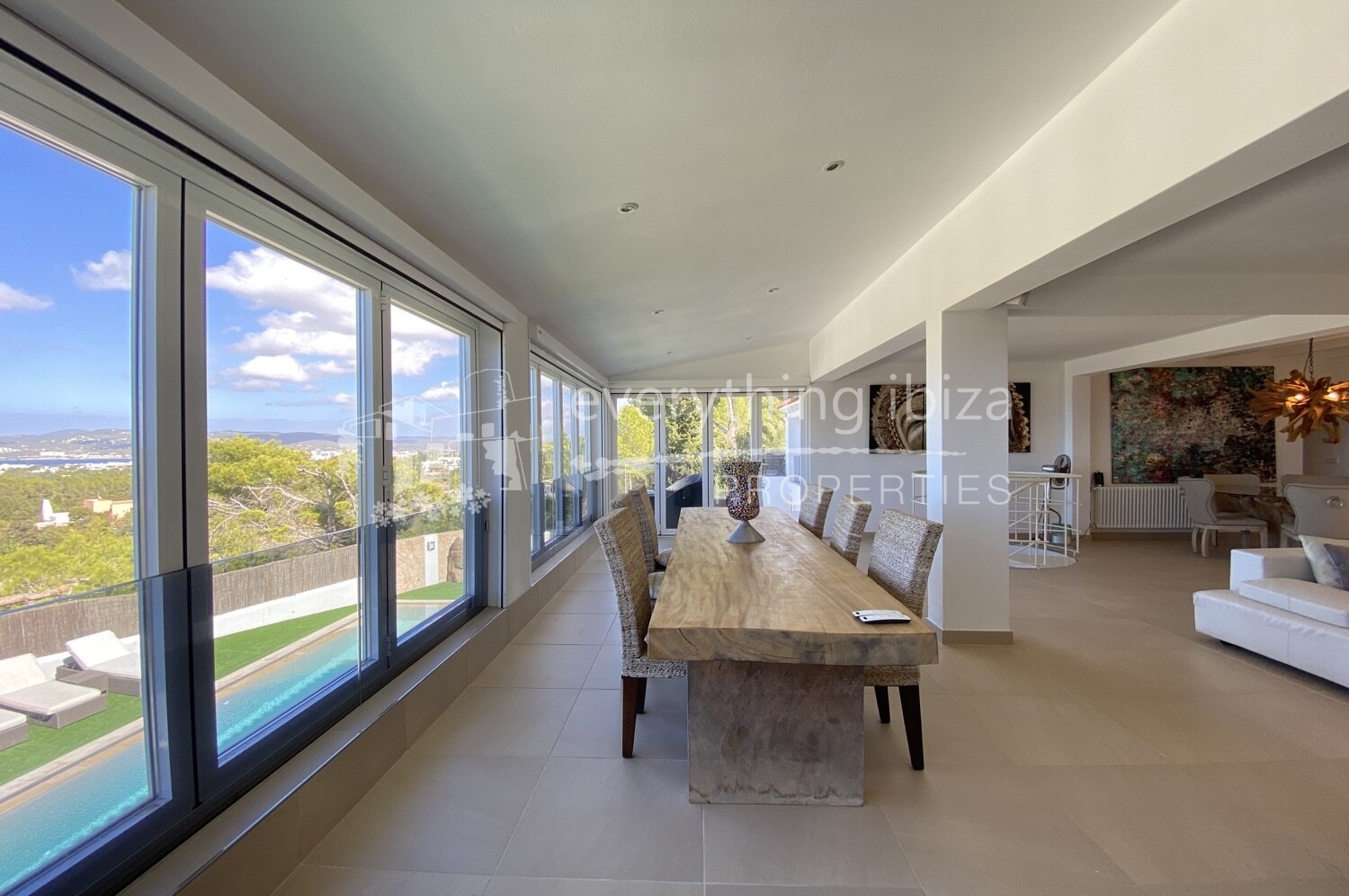 Beautifully Renovated Villa with Private Pool and Panoramic Views to the Sea, ref. 1748, for sale in Ibiza by everything ibiza Properties