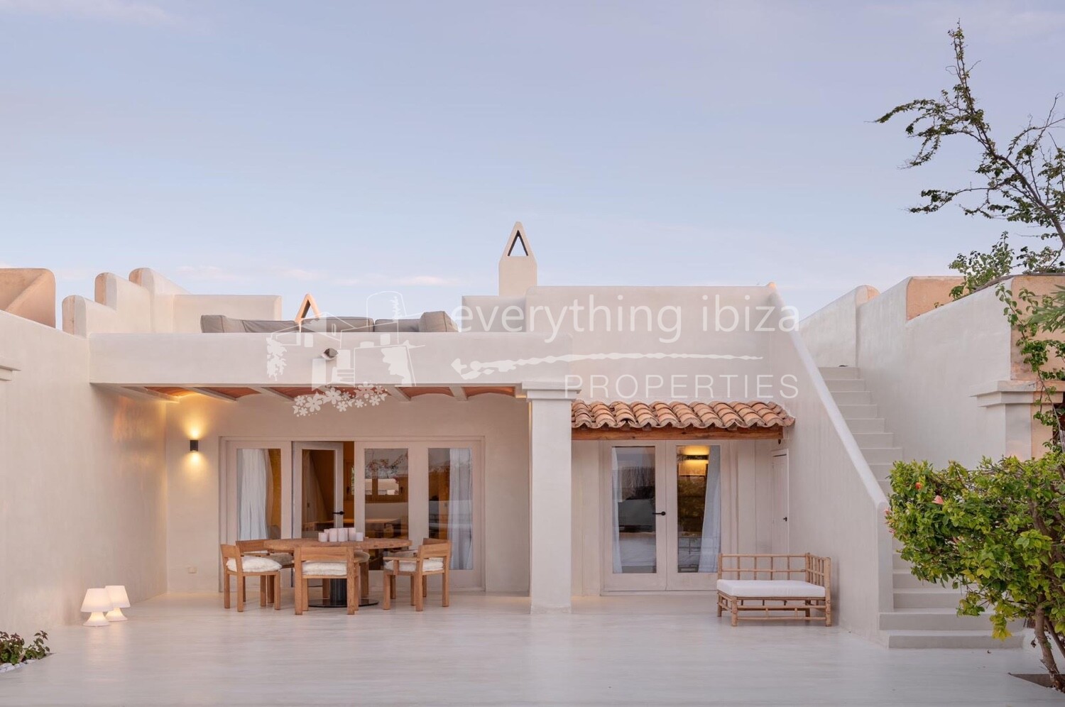 Beautiful Renovated Townhouse in Elite Community Close to Calas Tarida and Moli, ref. 1778, for sale in Ibiza by everything ibiza Properties