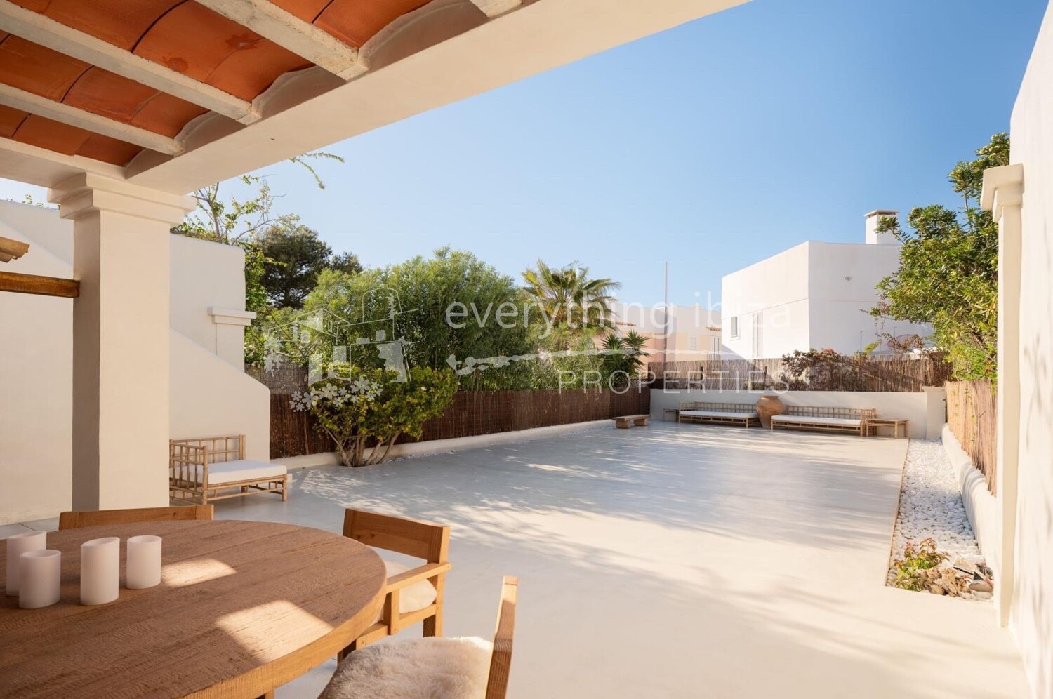 Beautiful Renovated Townhouse in Elite Community Close to Calas Tarida and Moli, ref. 1778, for sale in Ibiza by everything ibiza Properties