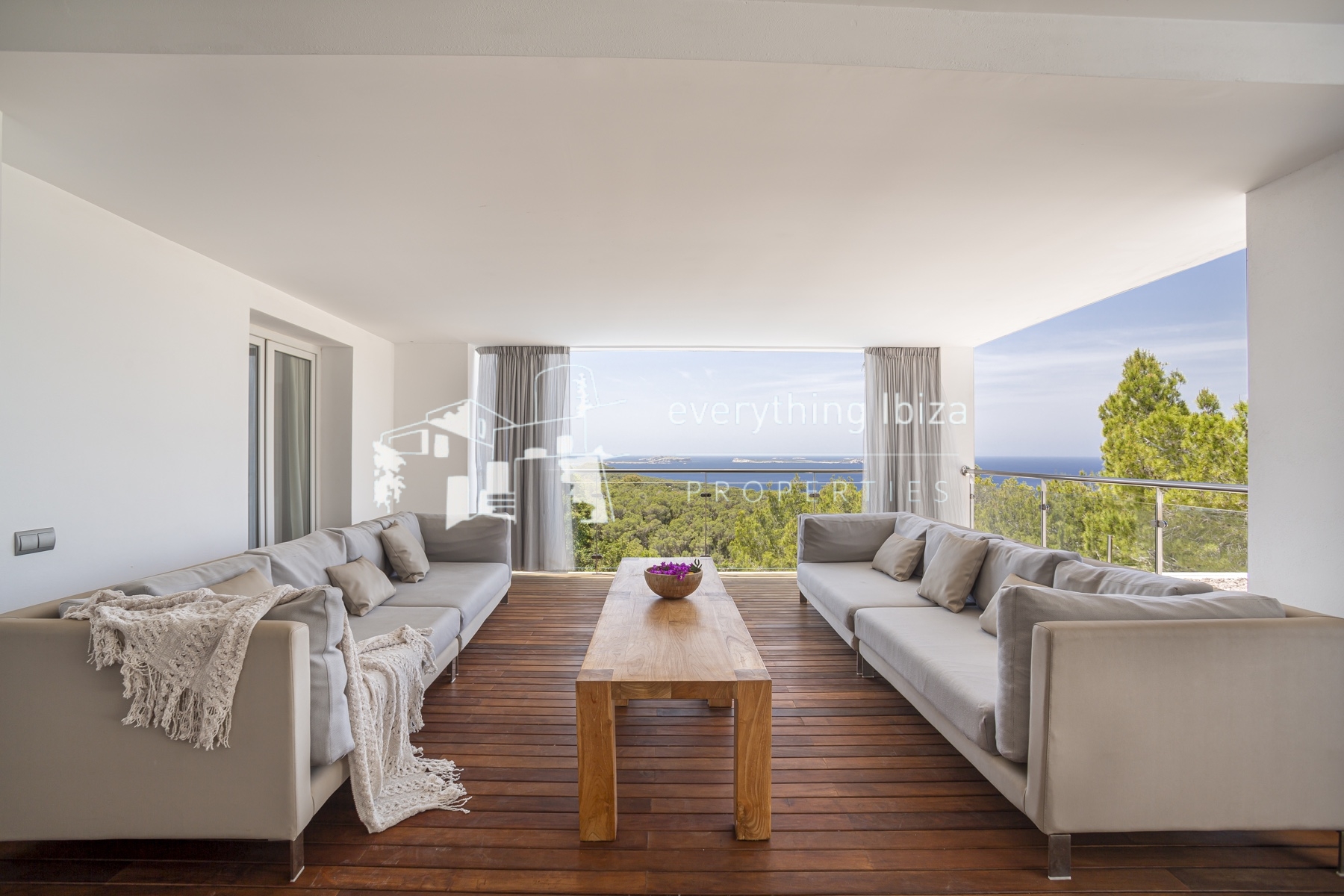 Magnificent Modern Villa in Cala Salada with Tourist License and Stunning Sea & Sunset Views by everything ibiza Properties - ref. 1825