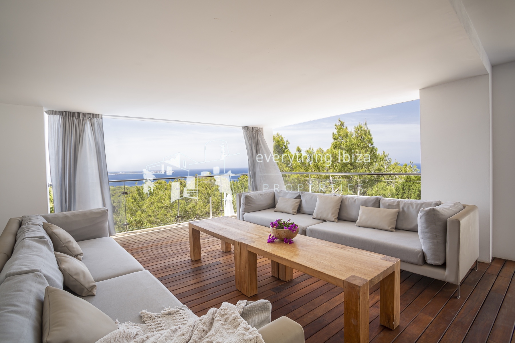 Magnificent Modern Villa in Cala Salada with Tourist License and Stunning Sea & Sunset Views by everything ibiza Properties - ref. 1825