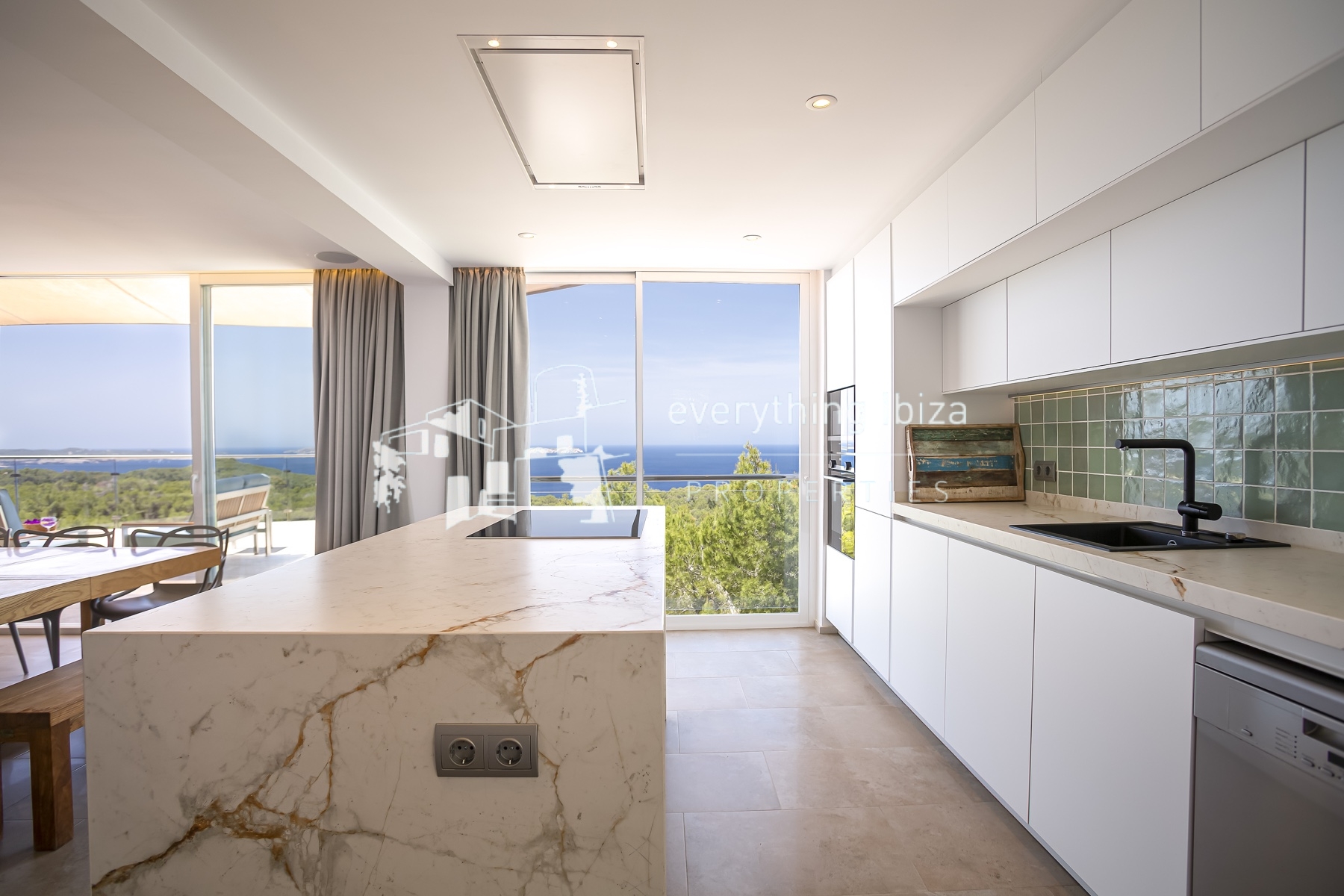 Magnificent Modern Villa in Cala Salada with Tourist License and Stunning Sea & Sunset Views by everything ibiza Properties - ref. 1825