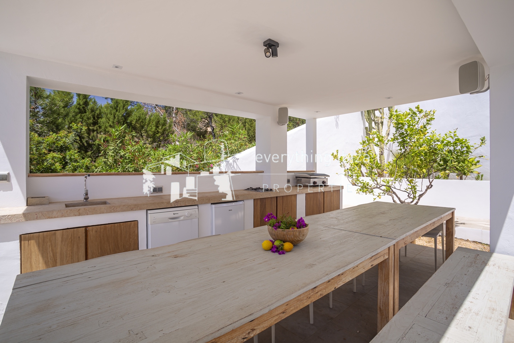 Magnificent Modern Villa in Cala Salada with Tourist License and Stunning Sea & Sunset Views by everything ibiza Properties - ref. 1825