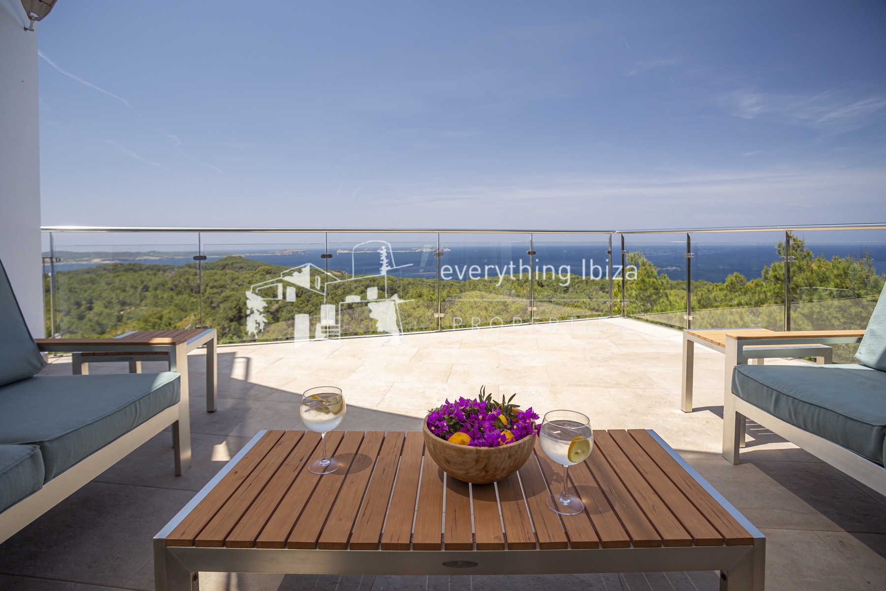 Magnificent Modern Villa in Cala Salada with Tourist License and Stunning Sea & Sunset Views by everything ibiza Properties - ref. 1825