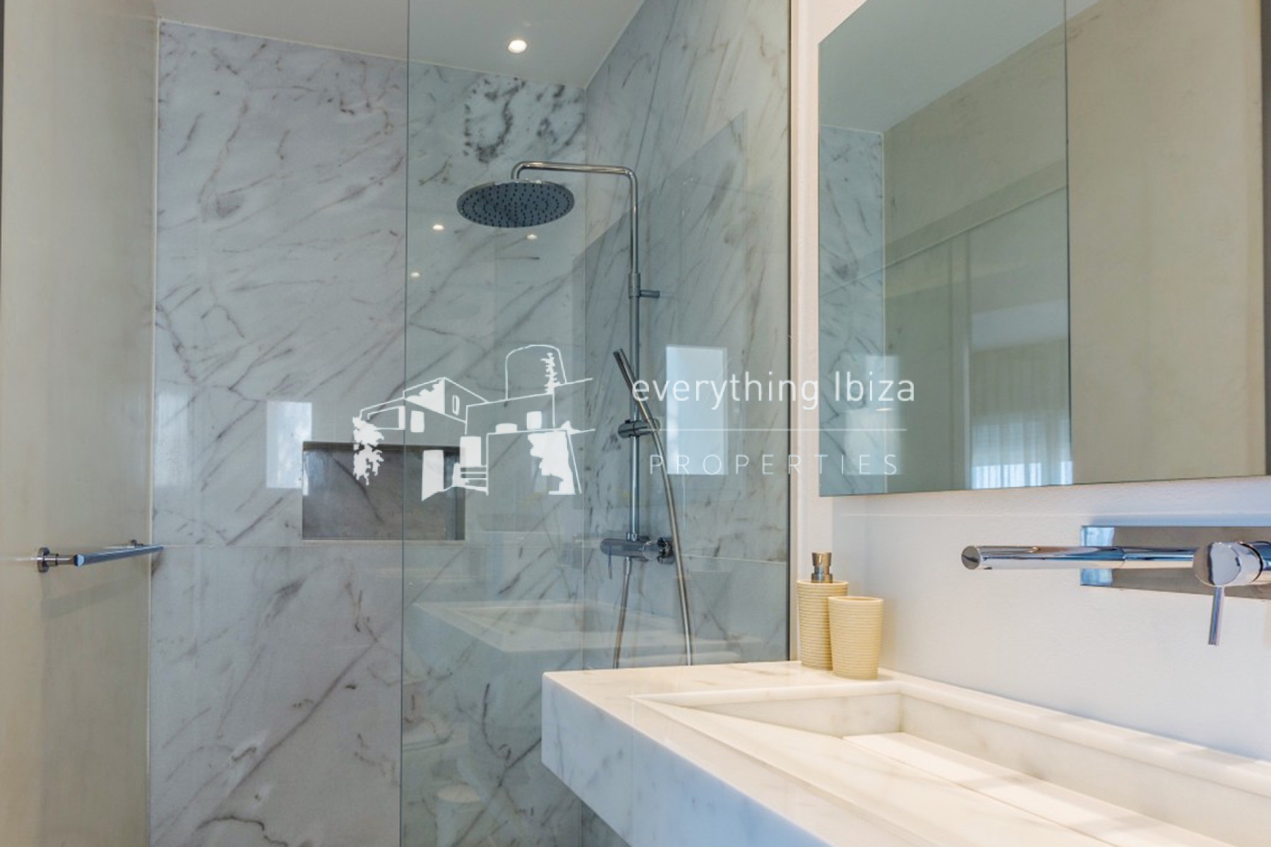 Magnificent Modern Villa in Cala Salada with Tourist License and Stunning Sea & Sunset Views by everything ibiza Properties - ref. 1825