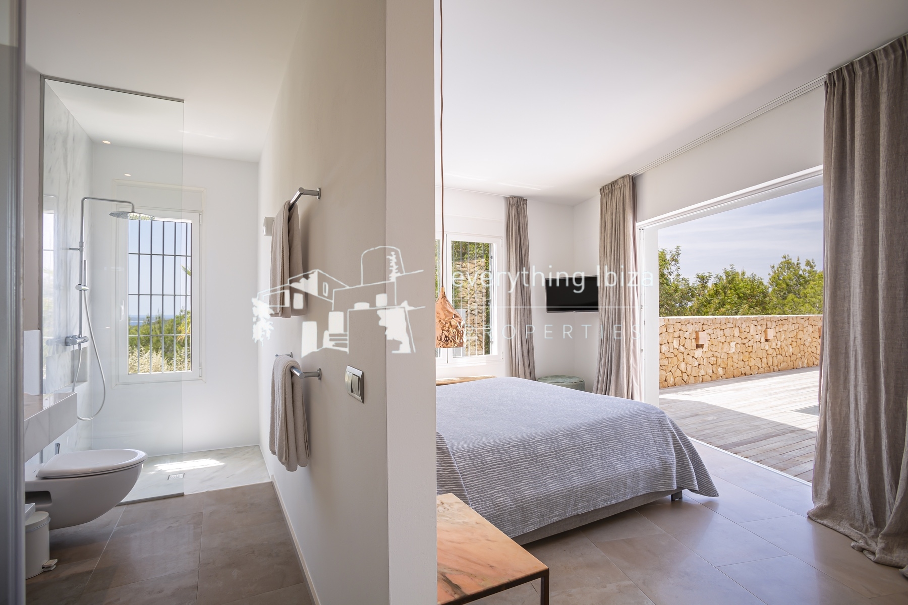 Magnificent Modern Villa in Cala Salada with Tourist License and Stunning Sea & Sunset Views by everything ibiza Properties - ref. 1825