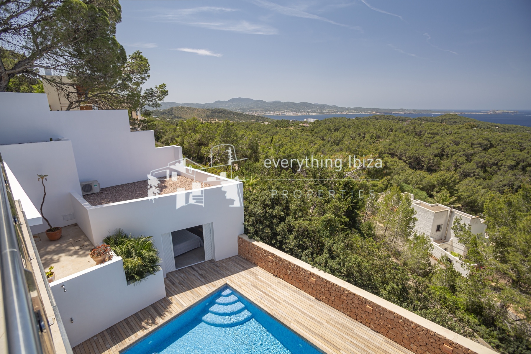 Magnificent Modern Villa in Cala Salada with Tourist License and Stunning Sea & Sunset Views by everything ibiza Properties - ref. 1825