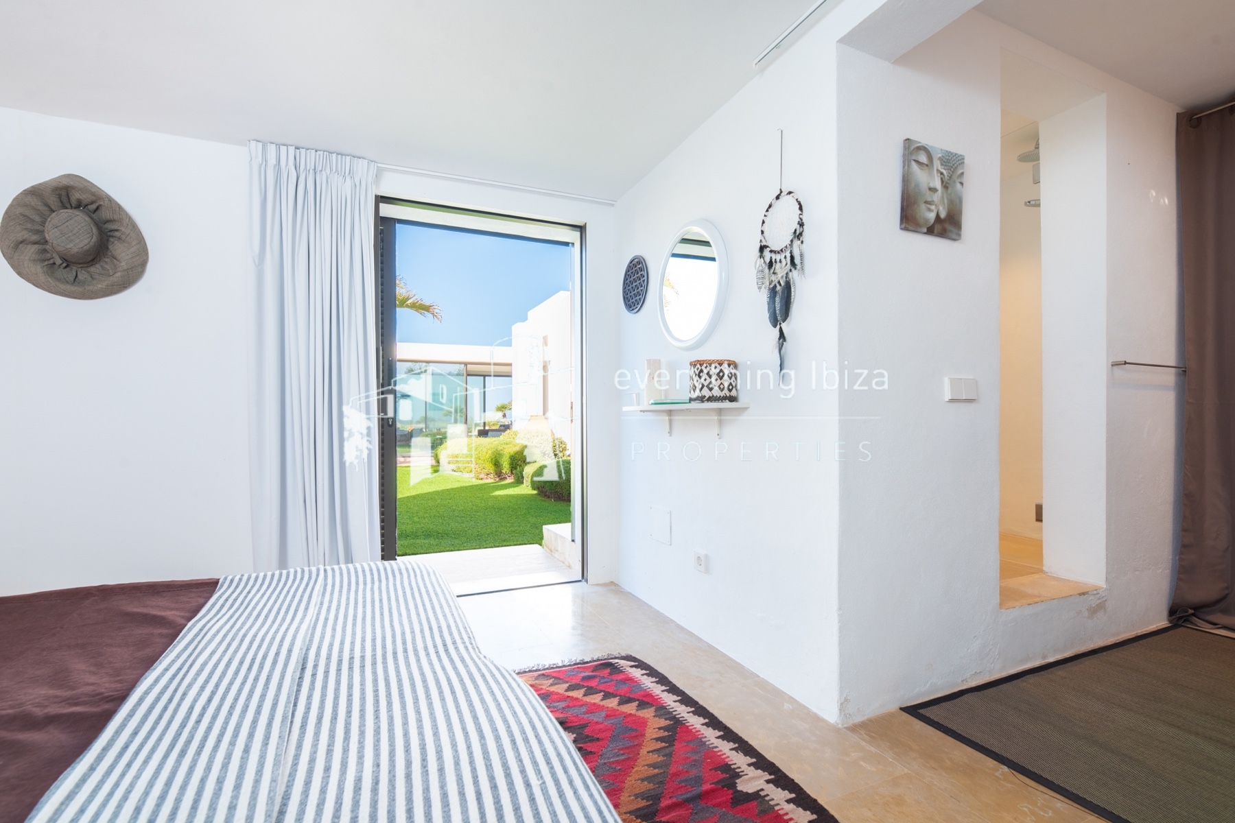 Contemporary elegance meets coastal luxury in this stunning sea-view villa with pool in Ibiza