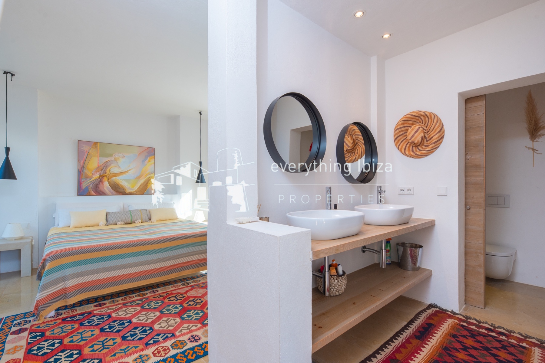 Contemporary elegance meets coastal luxury in this stunning sea-view villa with pool in Ibiza