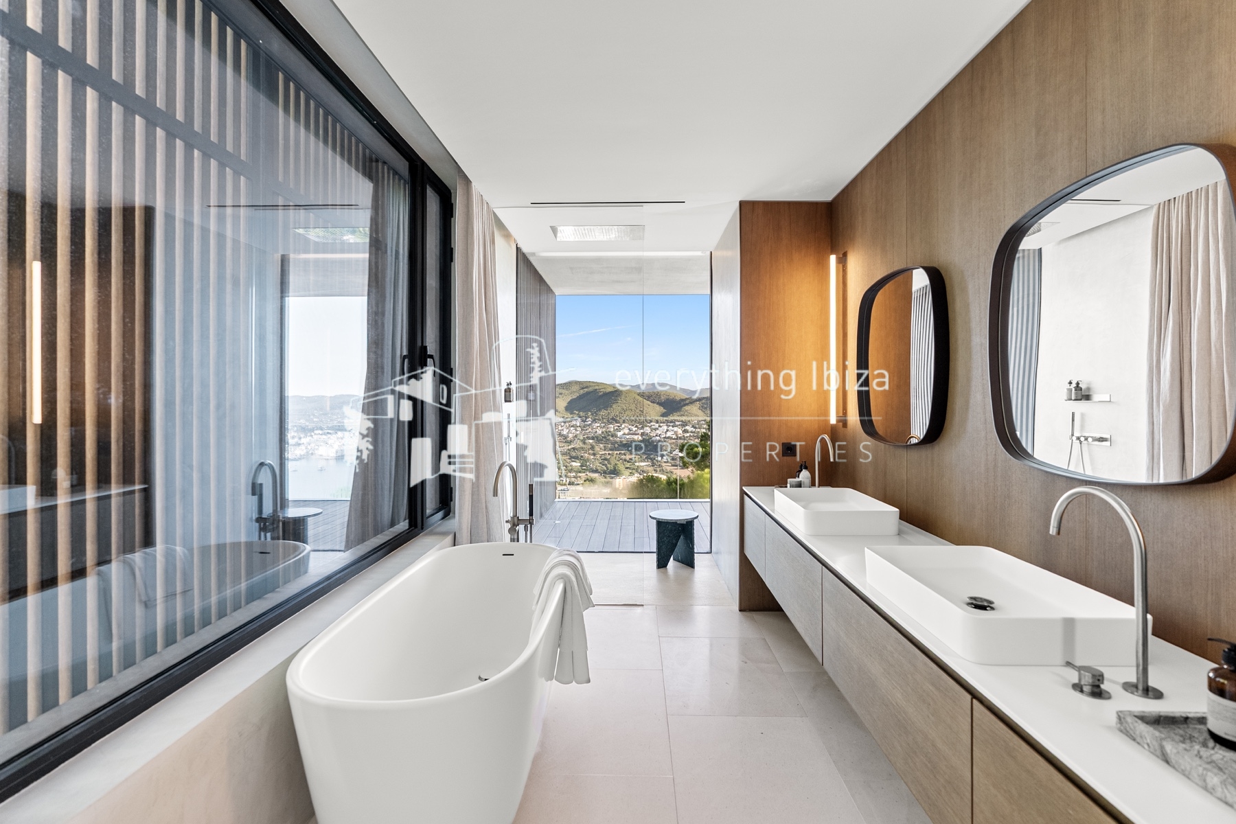 New Luxury Villa of First Quality and Design with Stunning Sea, Sunrise and Coastline Views by everything ibiza Properties - ref. 1868