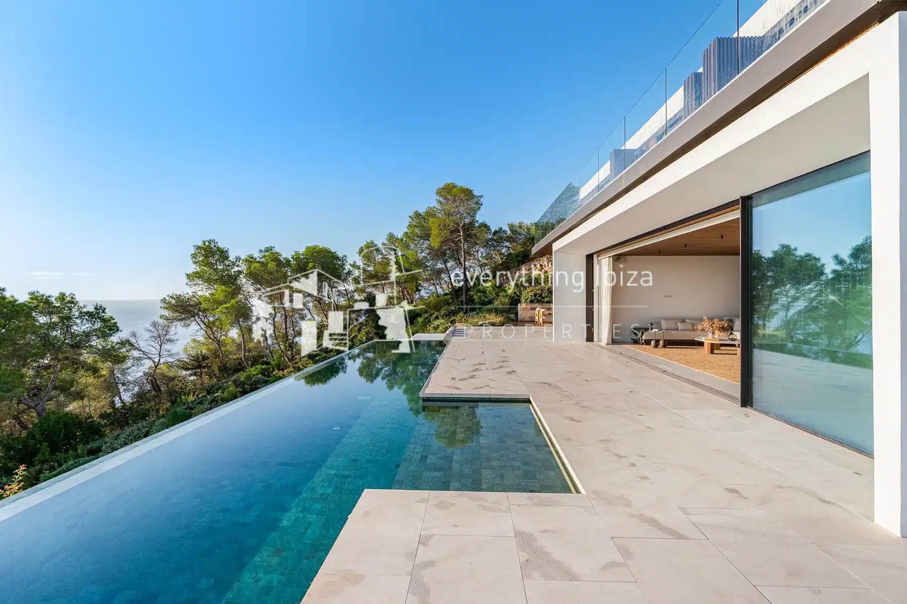 New Luxury Villa of First Quality and Design with Stunning Sea, Sunrise and Coastline Views by everything ibiza Properties - ref. 1868