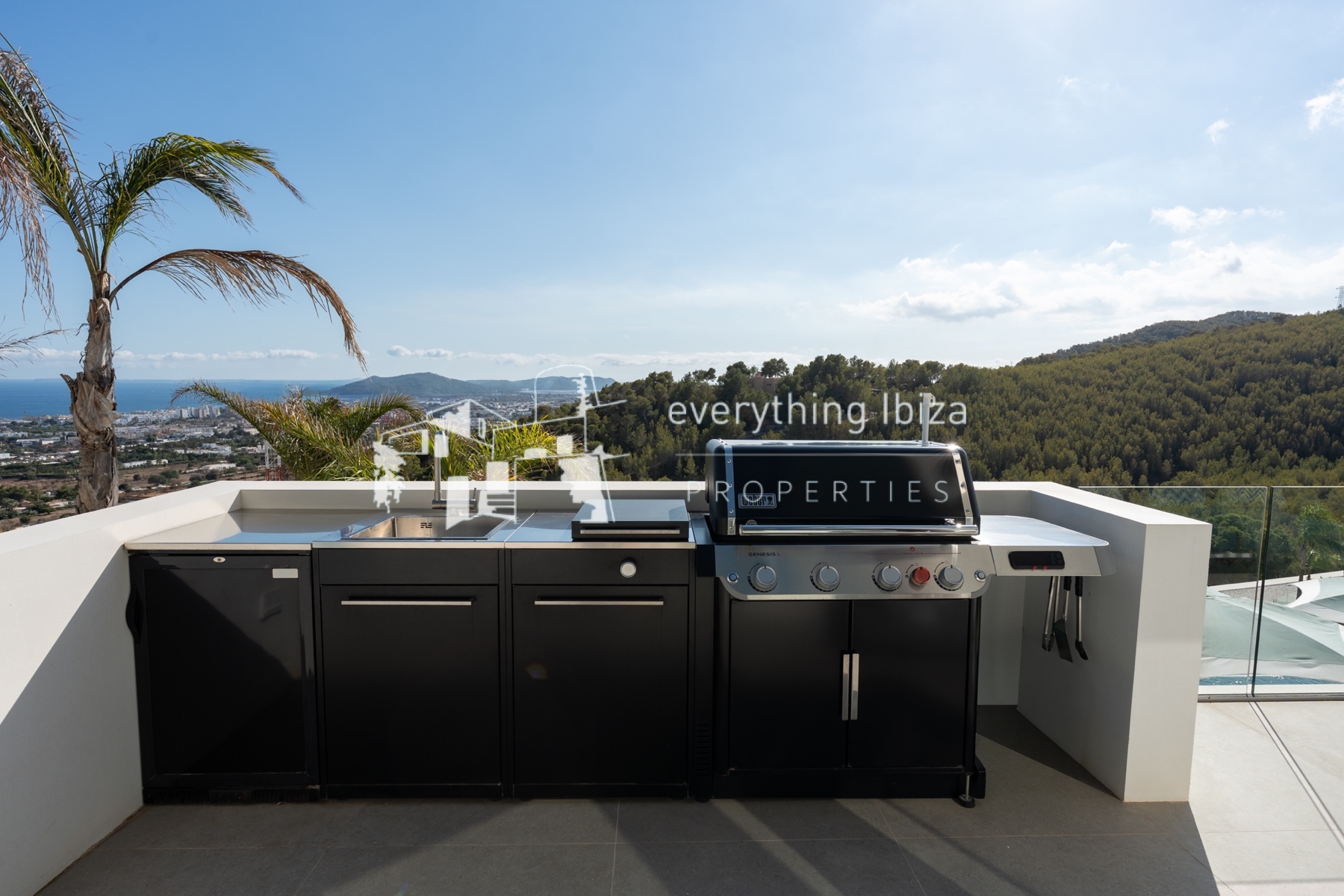 Chic Cosmopolitan Villa Close to Ibiza Town with Stunning Panoramic Elevated Views by everything ibiza Properties - ref. 1863