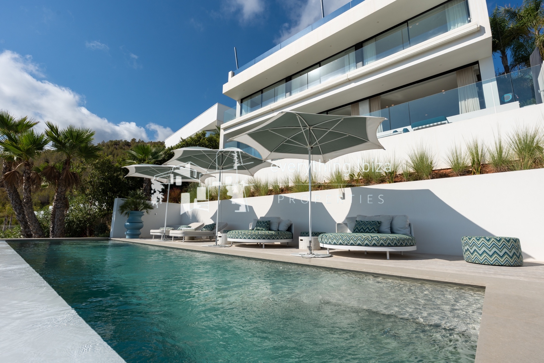 Chic Cosmopolitan Villa Close to Ibiza Town with Stunning Panoramic Elevated Views by everything ibiza Properties - ref. 1863