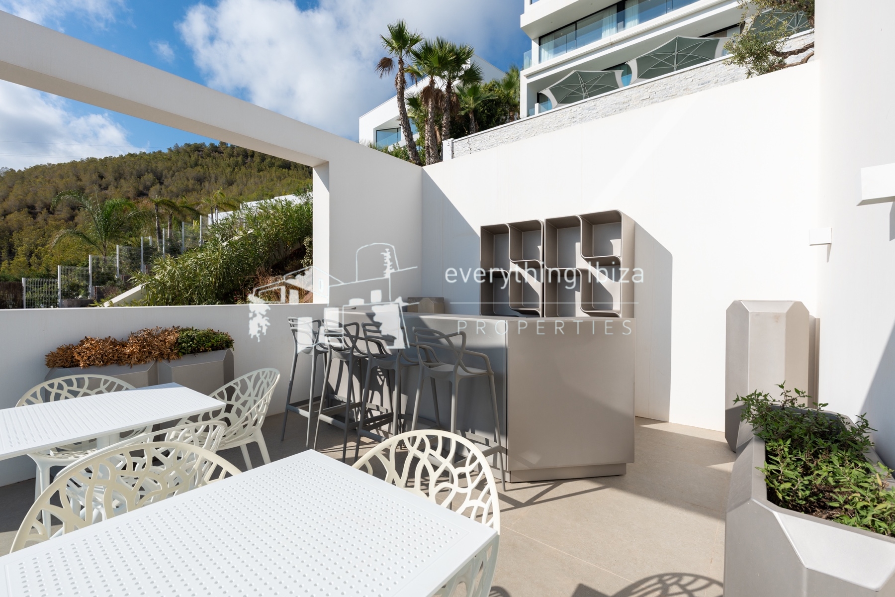 Chic Cosmopolitan Villa Close to Ibiza Town with Stunning Panoramic Elevated Views by everything ibiza Properties - ref. 1863