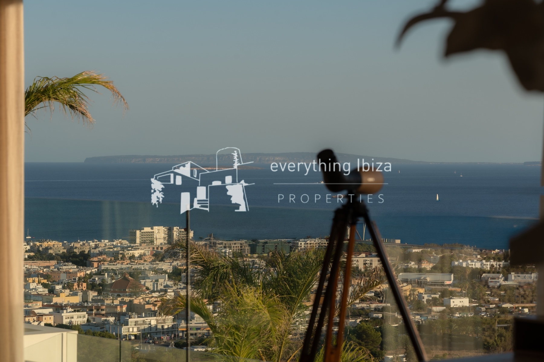 Chic Cosmopolitan Villa Close to Ibiza Town with Stunning Panoramic Elevated Views by everything ibiza Properties - ref. 1863