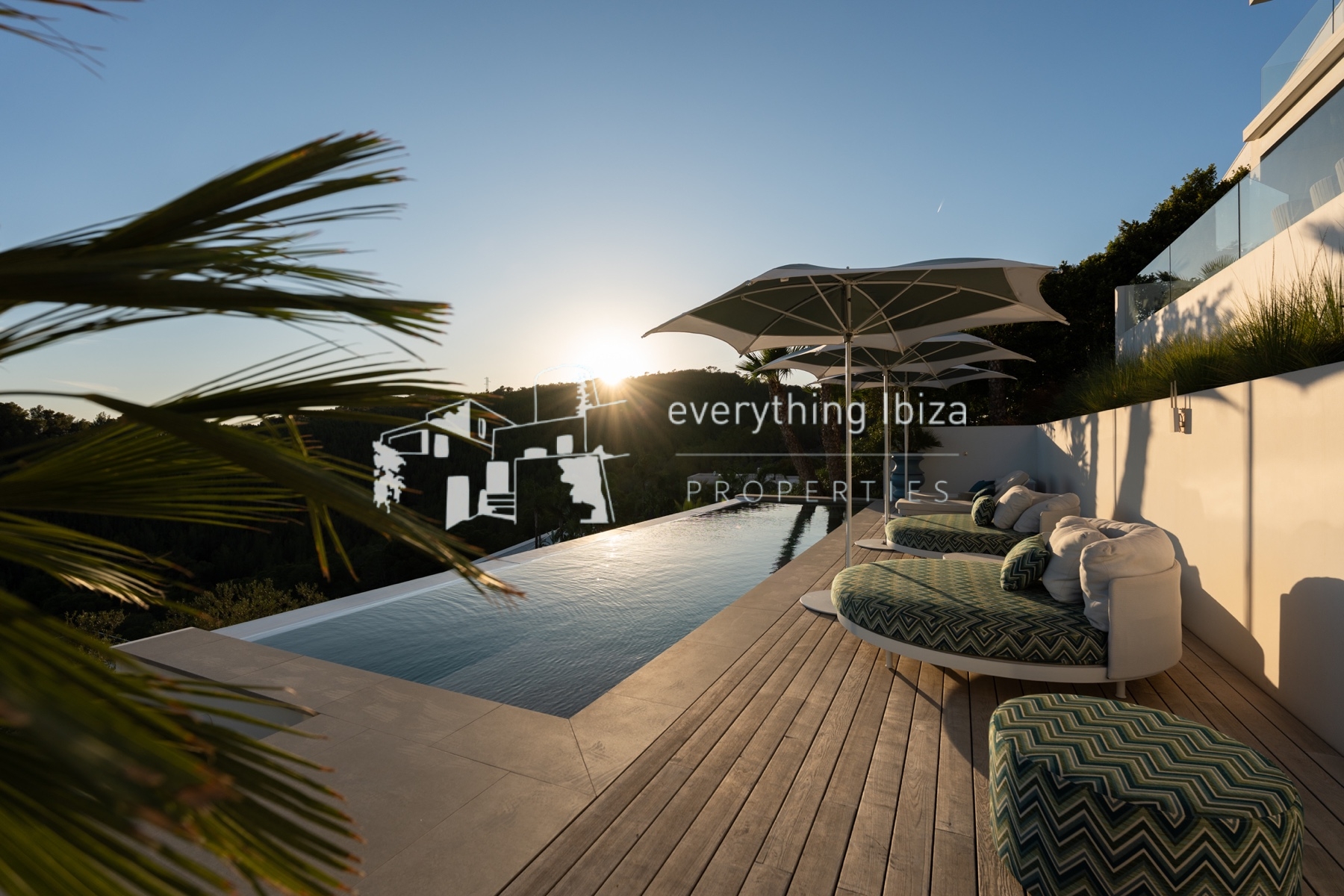 Chic Cosmopolitan Villa Close to Ibiza Town with Stunning Panoramic Elevated Views by everything ibiza Properties - ref. 1863