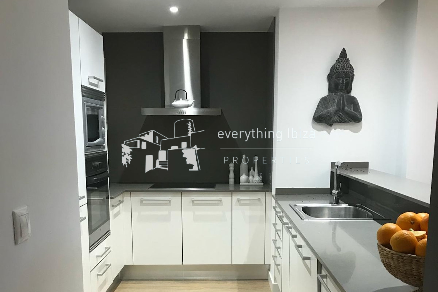 Impressive 2 Bed Apartment in Elite Residential Complex Close to Cala Tarida Beach by everything ibiza Properties - ref. 1864