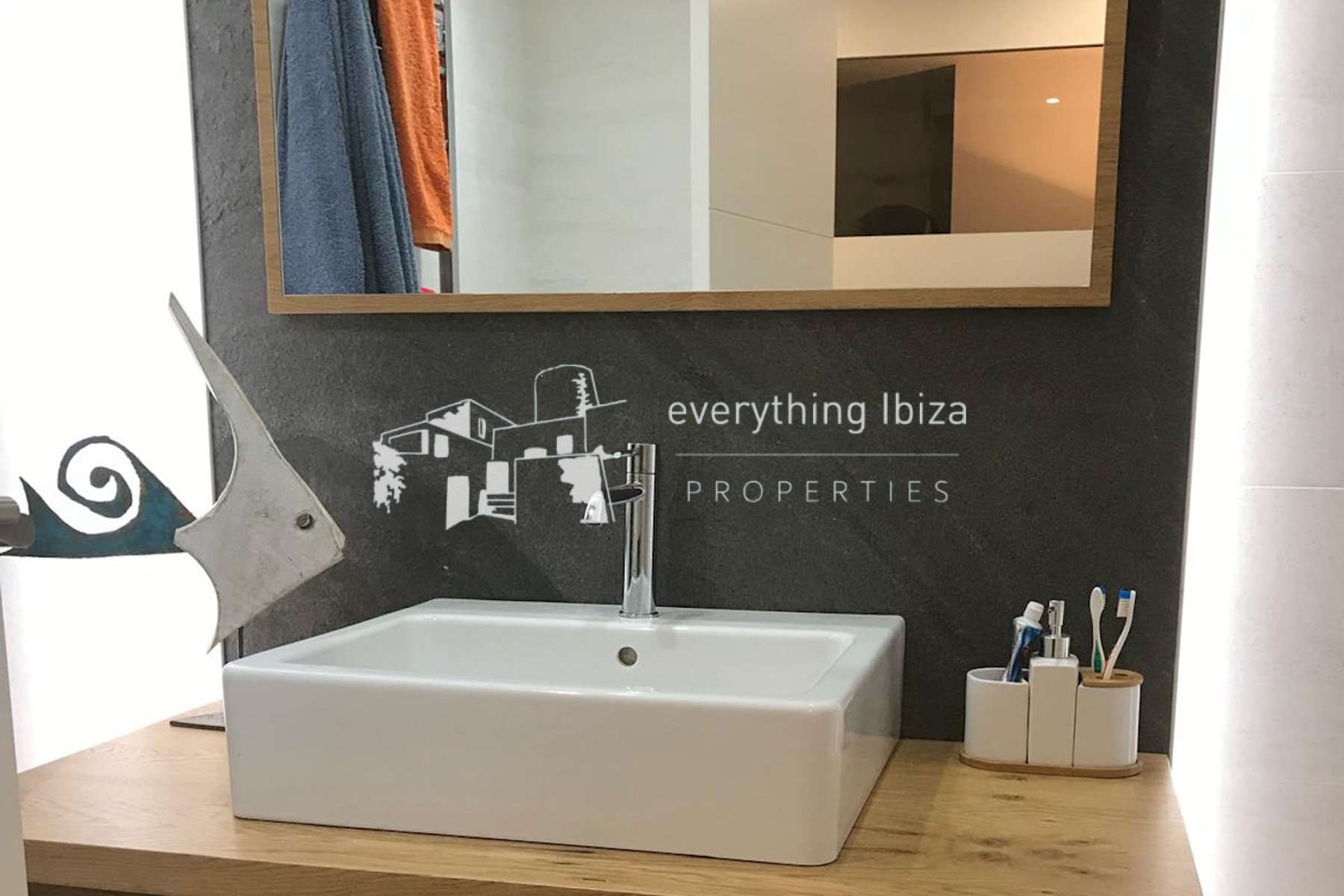 Impressive 2 Bed Apartment in Elite Residential Complex Close to Cala Tarida Beach by everything ibiza Properties - ref. 1864