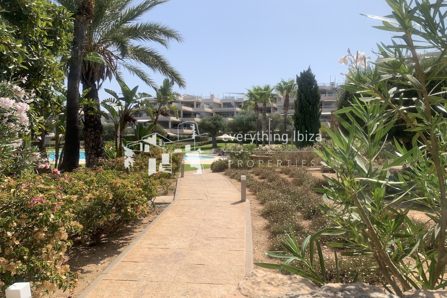 Impressive 2 Bed Apartment in Elite Residential Complex Close to Cala Tarida Beach by everything ibiza Properties - ref. 1864