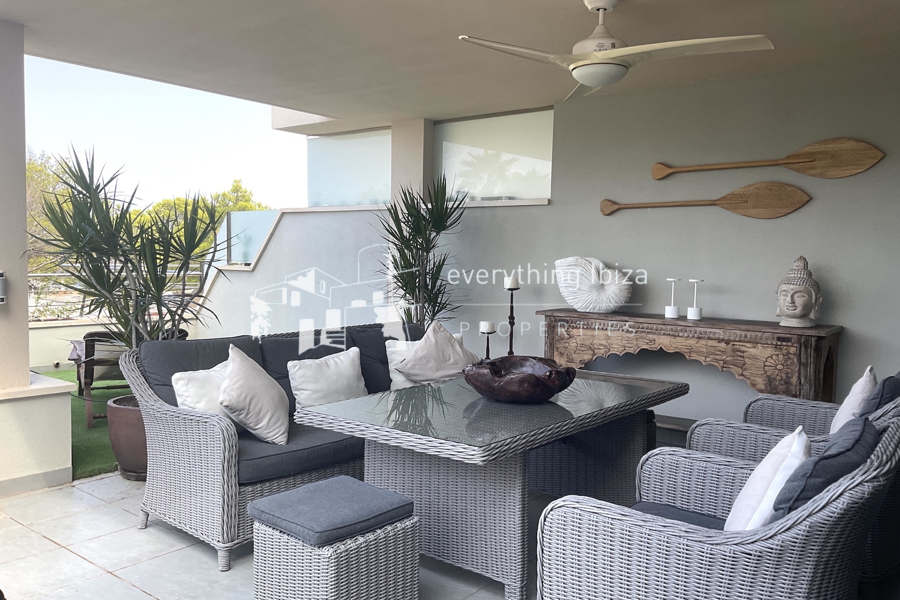 Impressive 2 Bed Apartment in Elite Residential Complex Close to Cala Tarida Beach by everything ibiza Properties - ref. 1864