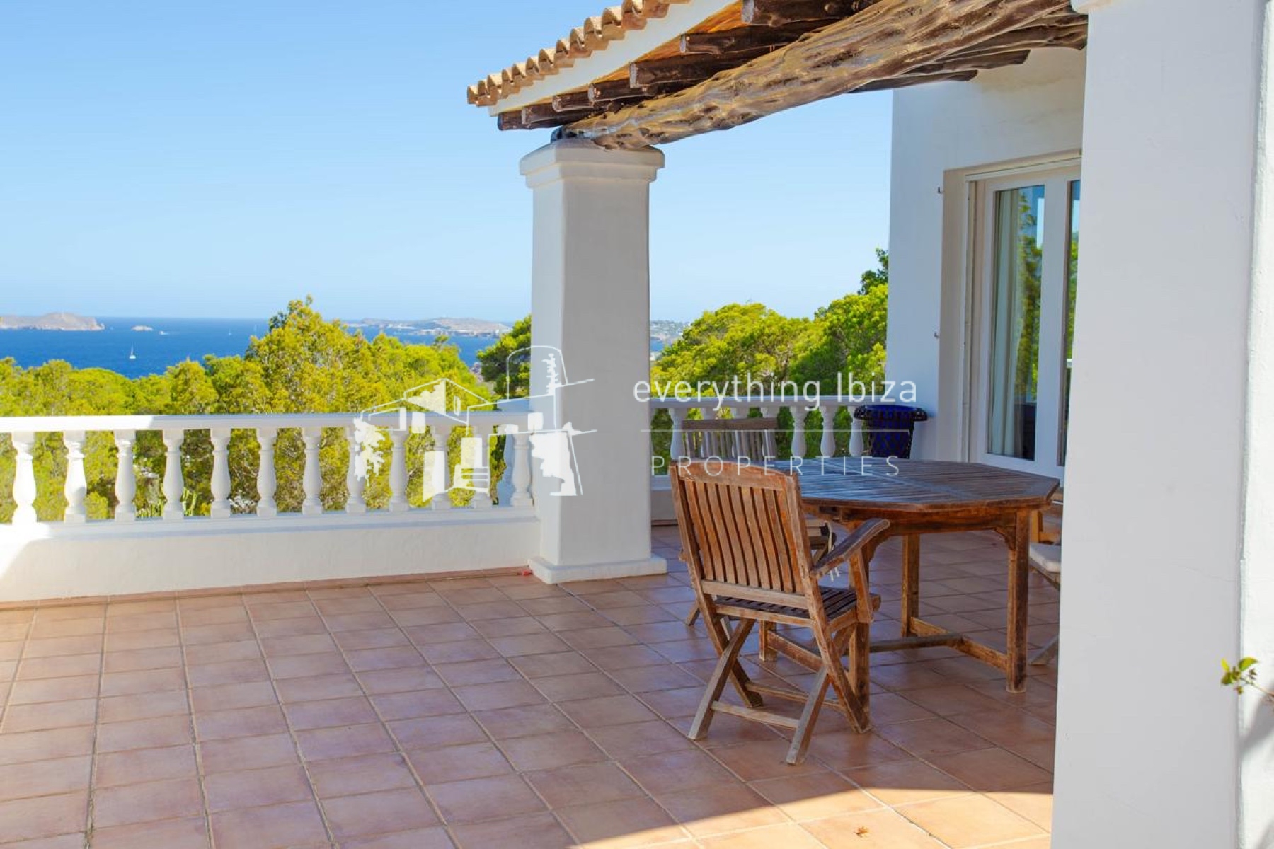 Elegant Licensed Villa with Panoramic Sea Views, Ultimate Privacy & Timeless Mediterranean Appeal - ref. 1878 - by everything ibiza Properties