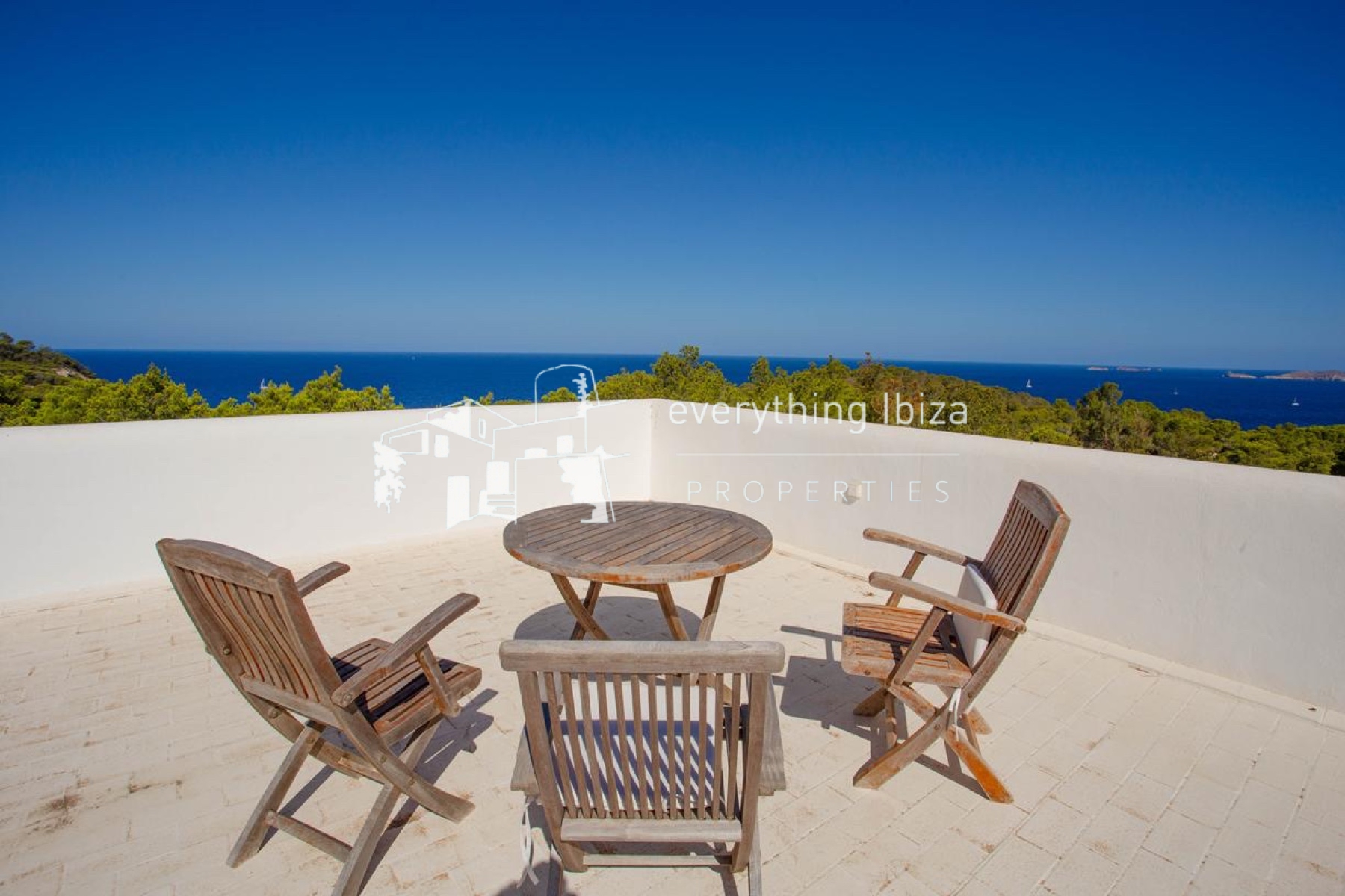 Elegant Licensed Villa with Panoramic Sea Views, Ultimate Privacy & Timeless Mediterranean Appeal - ref. 1878 - by everything ibiza Properties