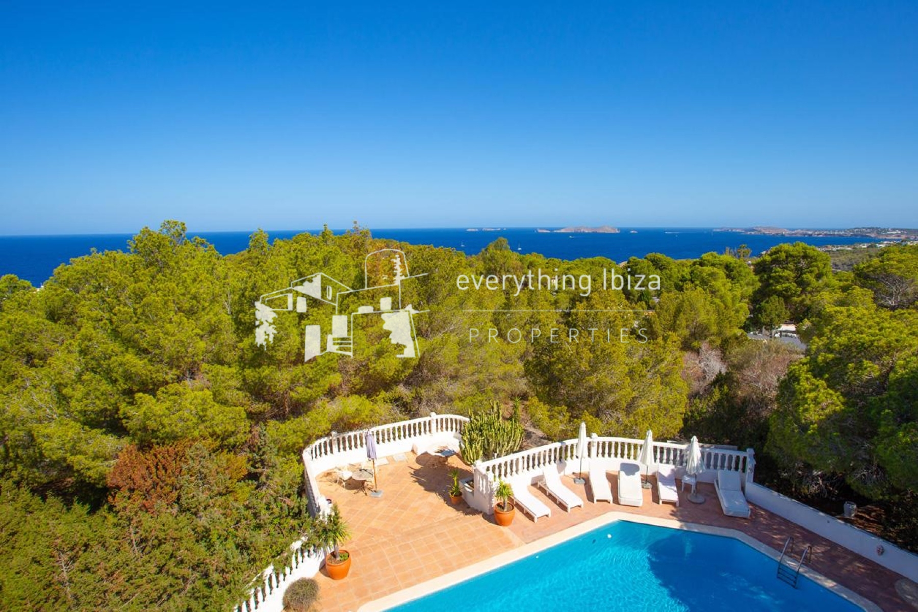 Elegant Licensed Villa with Panoramic Sea Views, Ultimate Privacy & Timeless Mediterranean Appeal - ref. 1878 - by everything ibiza Properties