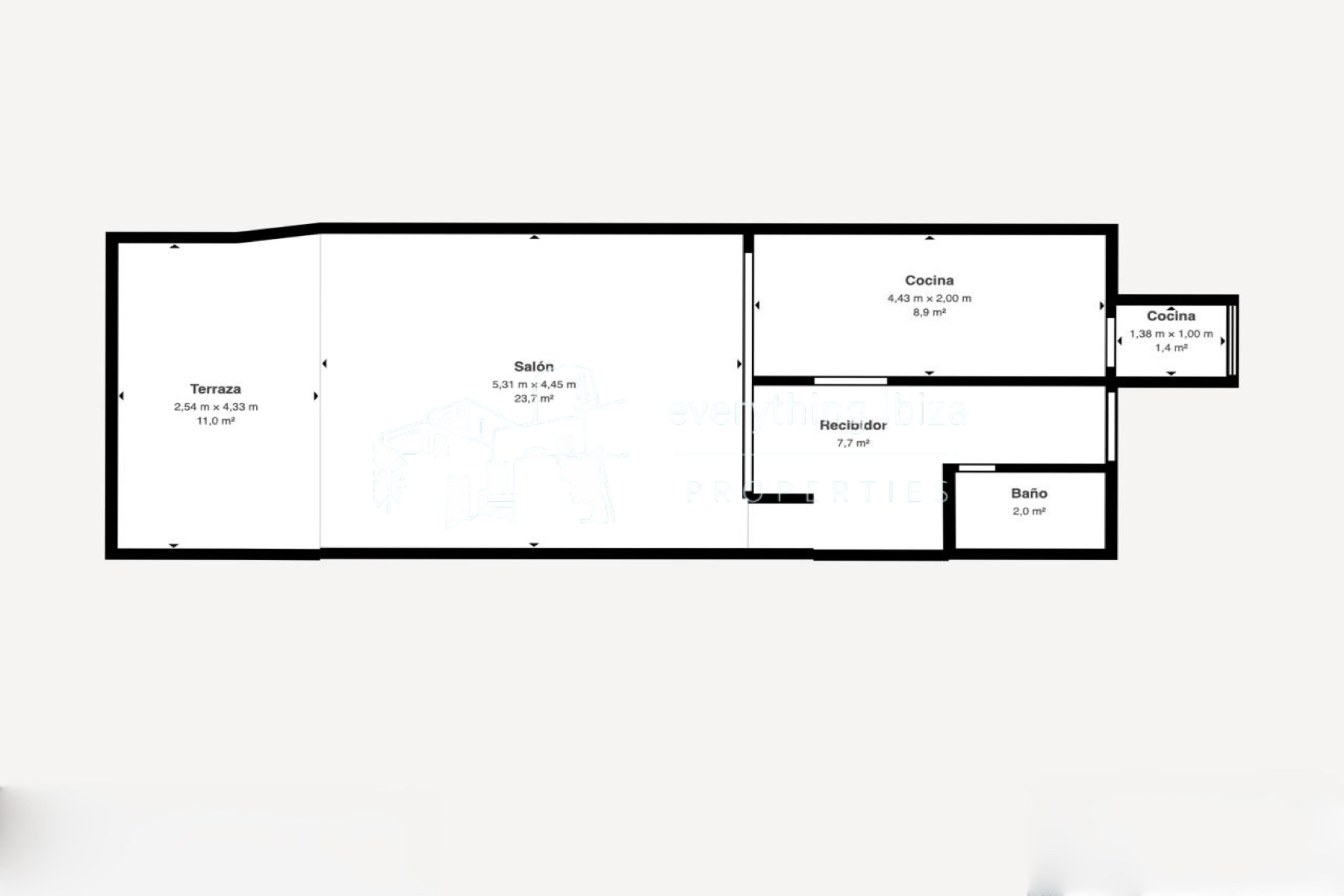 Modern 3 Bed Duplex Apartment Close to Stunning Nearby Beaches and San Carlos Village by everything ibiza Properties - ref. 1882