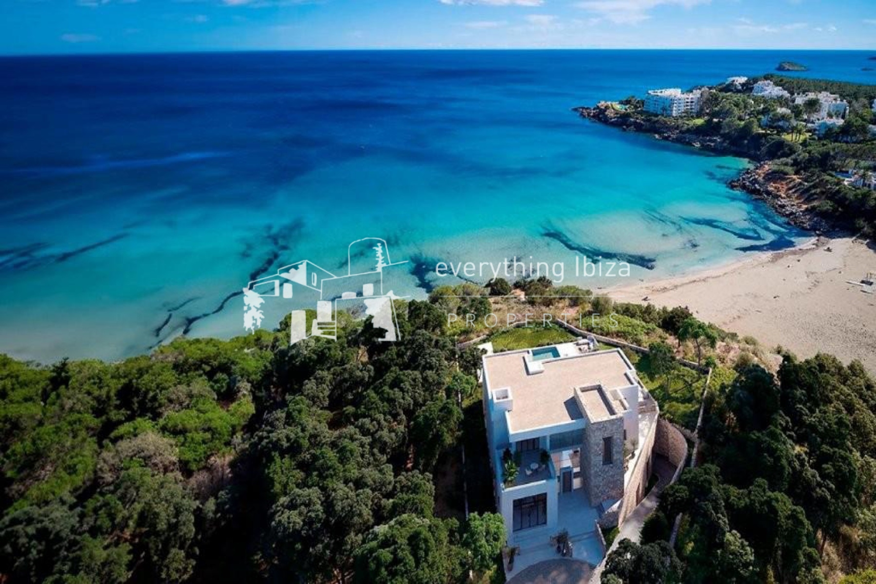 Stunning Private Coastal Frontline Plot of Land/Project with Already Approved Building License - for sale by everything ibiza Properties - ref. 1888