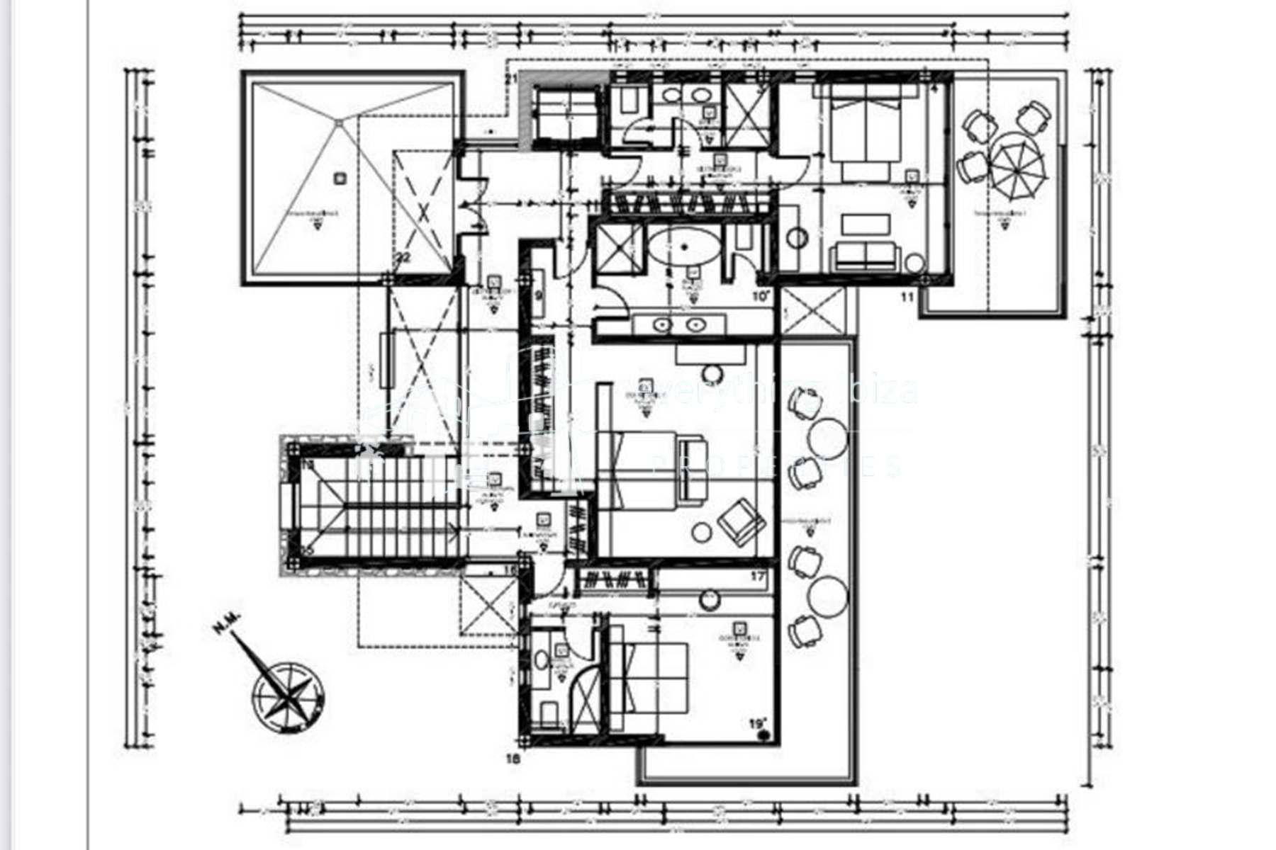 Stunning Private Coastal Frontline Plot of Land/Project with Already Approved Building License - for sale by everything ibiza Properties - ref. 1888