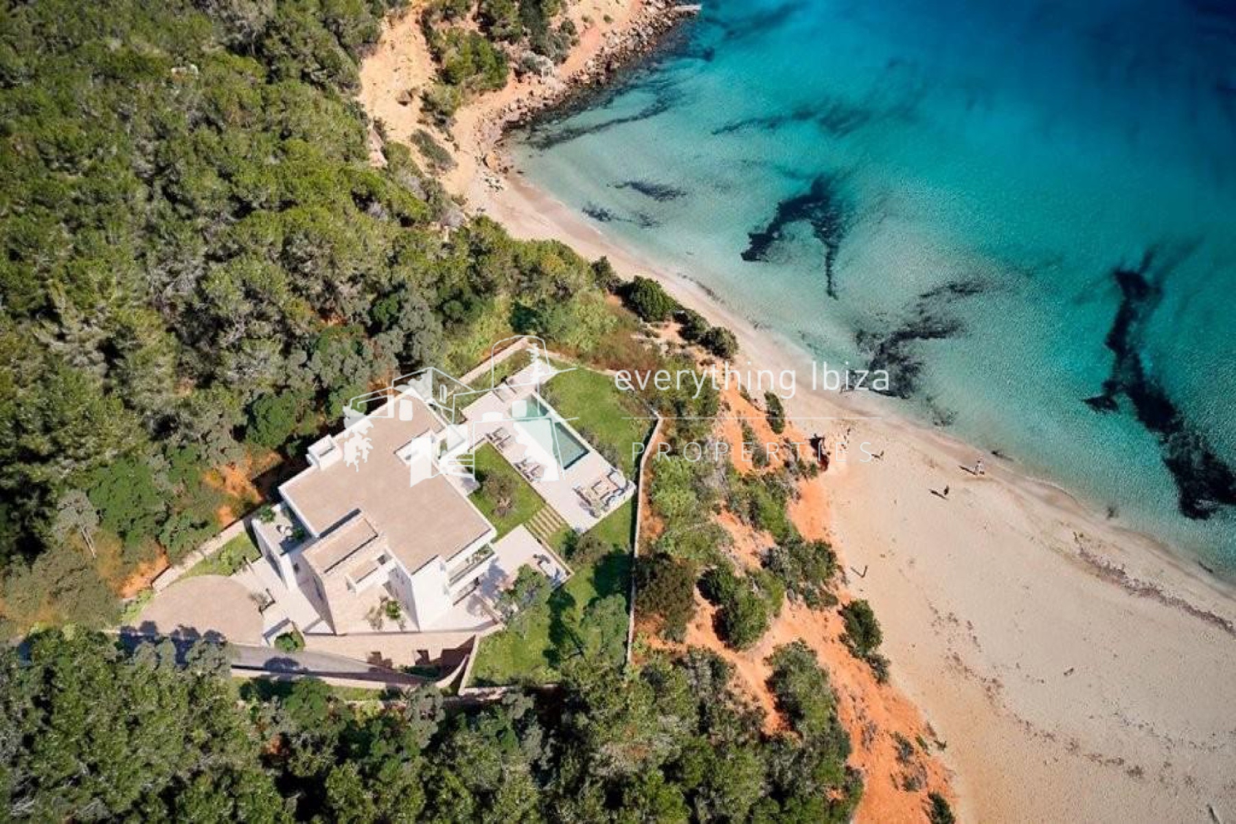 Stunning Private Coastal Frontline Plot of Land/Project with Already Approved Building License - for sale by everything ibiza Properties - ref. 1888