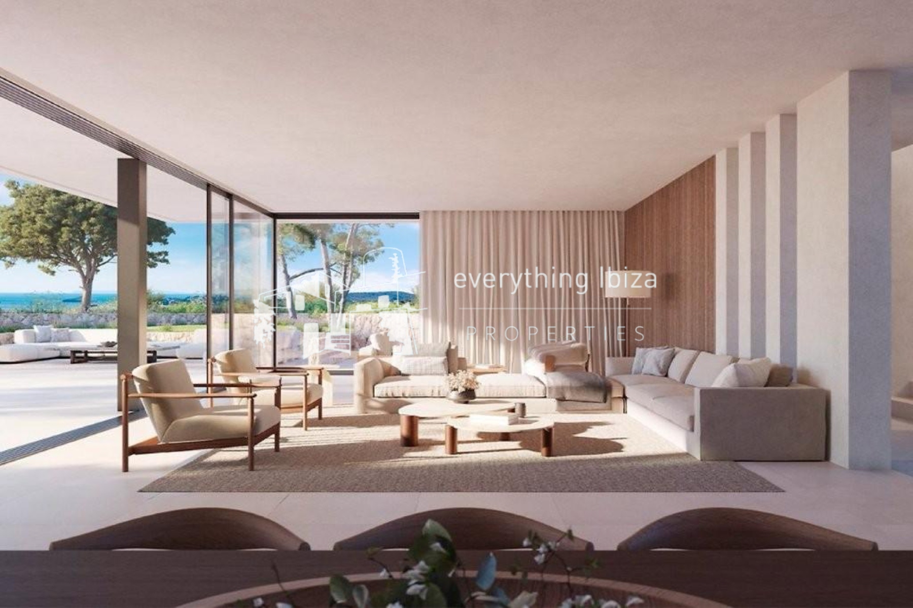 Stunning Private Coastal Frontline Plot of Land/Project with Already Approved Building License - for sale by everything ibiza Properties - ref. 1888