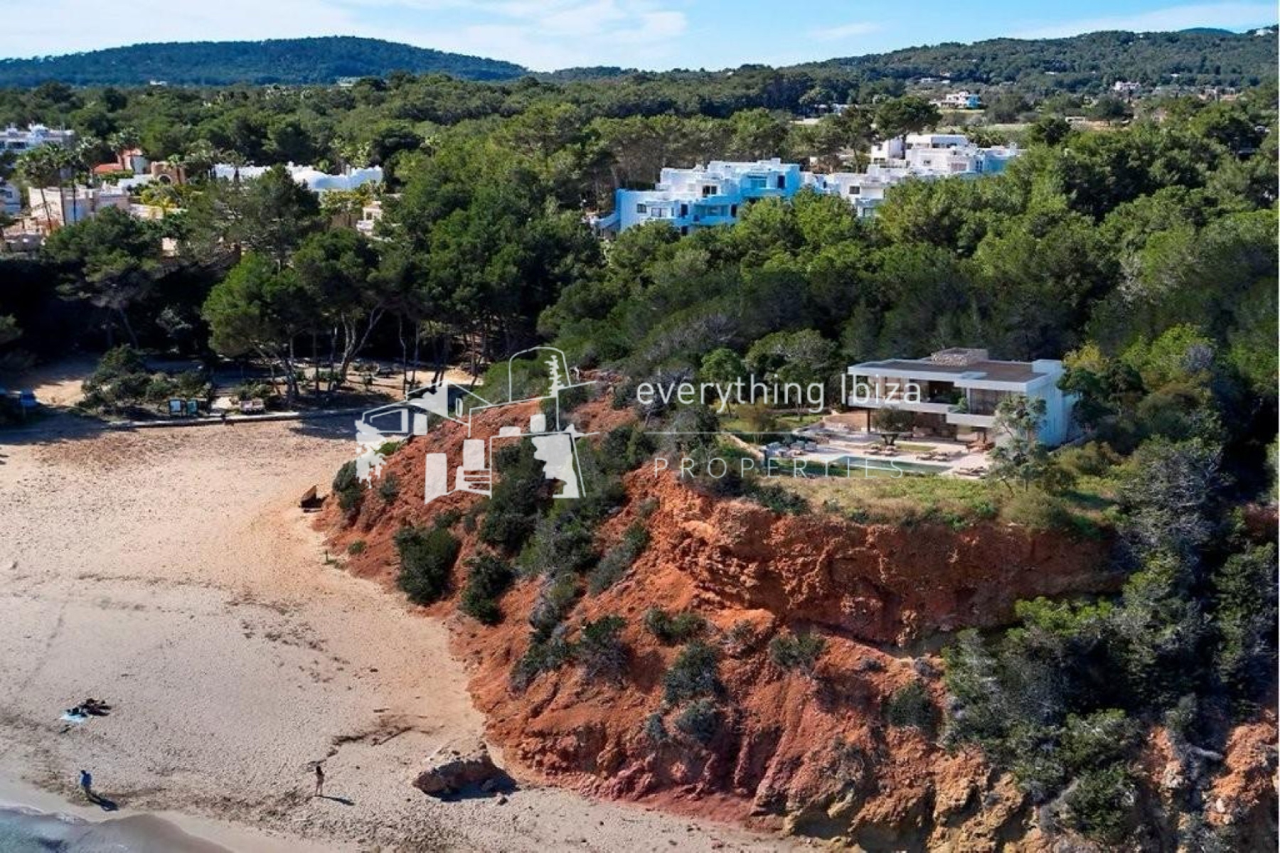 Stunning Private Coastal Frontline Plot of Land/Project with Already Approved Building License - for sale by everything ibiza Properties - ref. 1888
