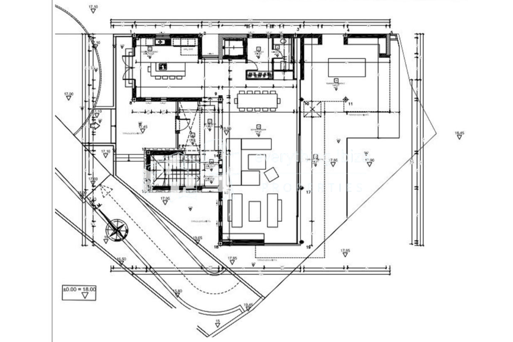 Stunning Private Coastal Frontline Plot of Land/Project with Already Approved Building License - for sale by everything ibiza Properties - ref. 1888
