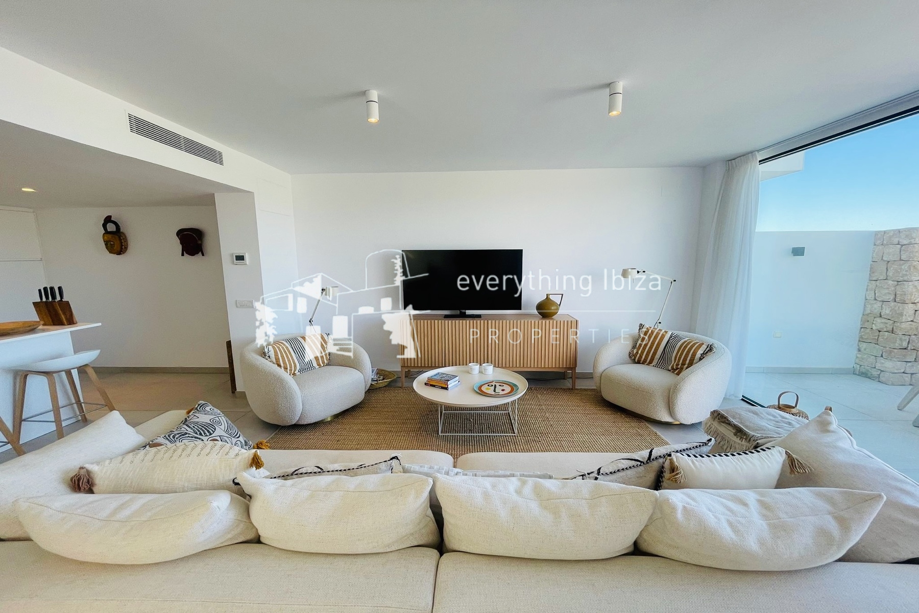 Luxury Penthouse Duplex Apartment Nearby to the Beach with Stunning Sea and Sunset Views - for sale by everything ibiza Properties - ref. 1891